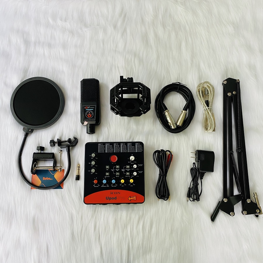 Bộ thu âm chuyên nghiệp AQTA ALC-280 Soundcard Upod Pro - 72 hiệu ứng